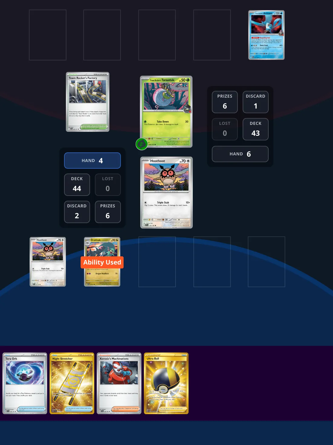 Pult Noctowl vs Team Rocket’s Brick puzzle preview